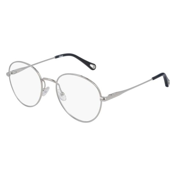 NEW CHLOE EYEGLASSES SILVER WOMEN EYEWEAR CHLOE CH0021O 006 - Picture 1 of 3